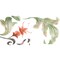 Acanthus with Tassel Wall Stencil | 2570 by Designer Stencils | Floral Stencils |